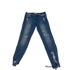 Distress Denim Jeans